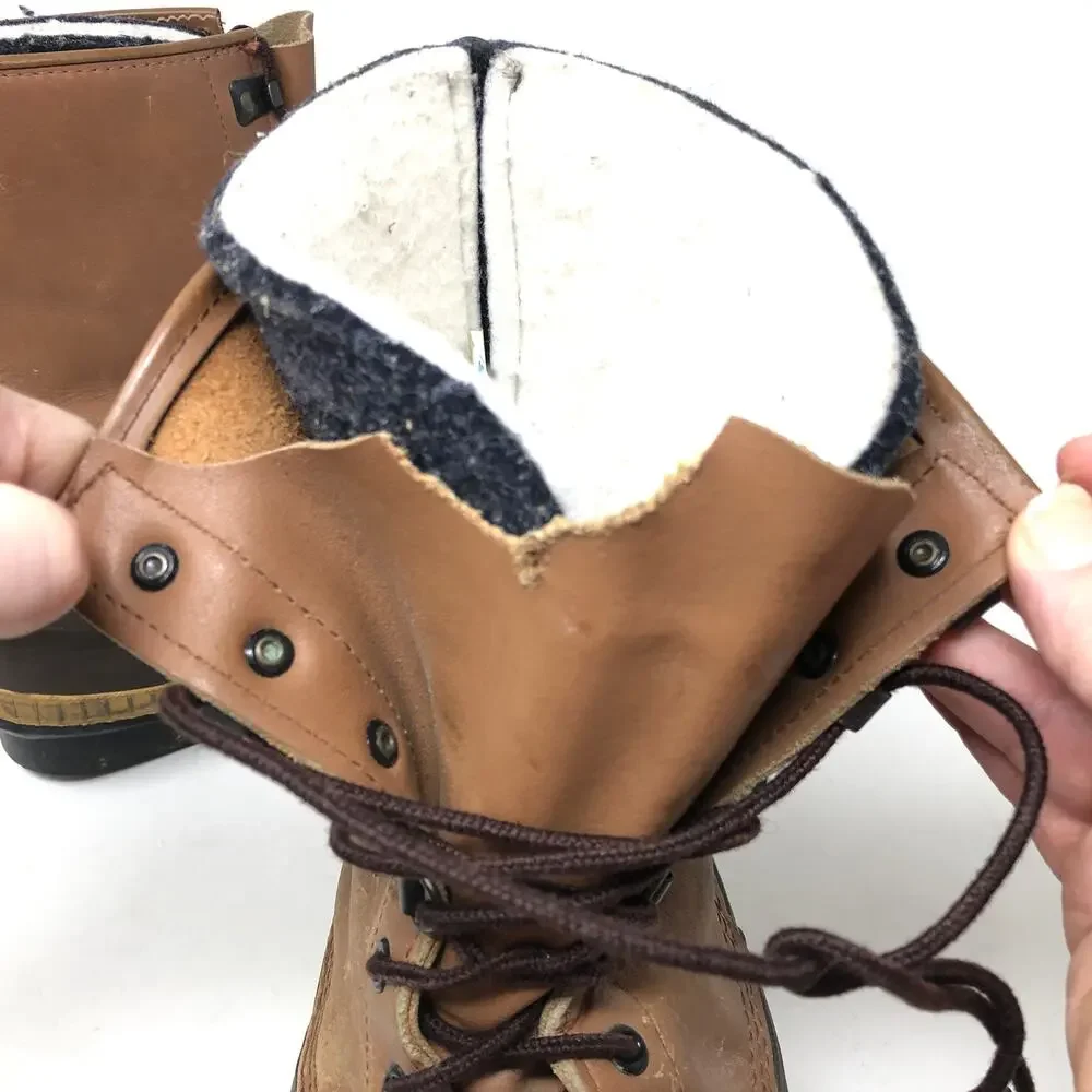 Sorel Winter Outdoor Duck Boots Mens‎ 9 Tan Brown Vintage Lace Up Winter Shoe